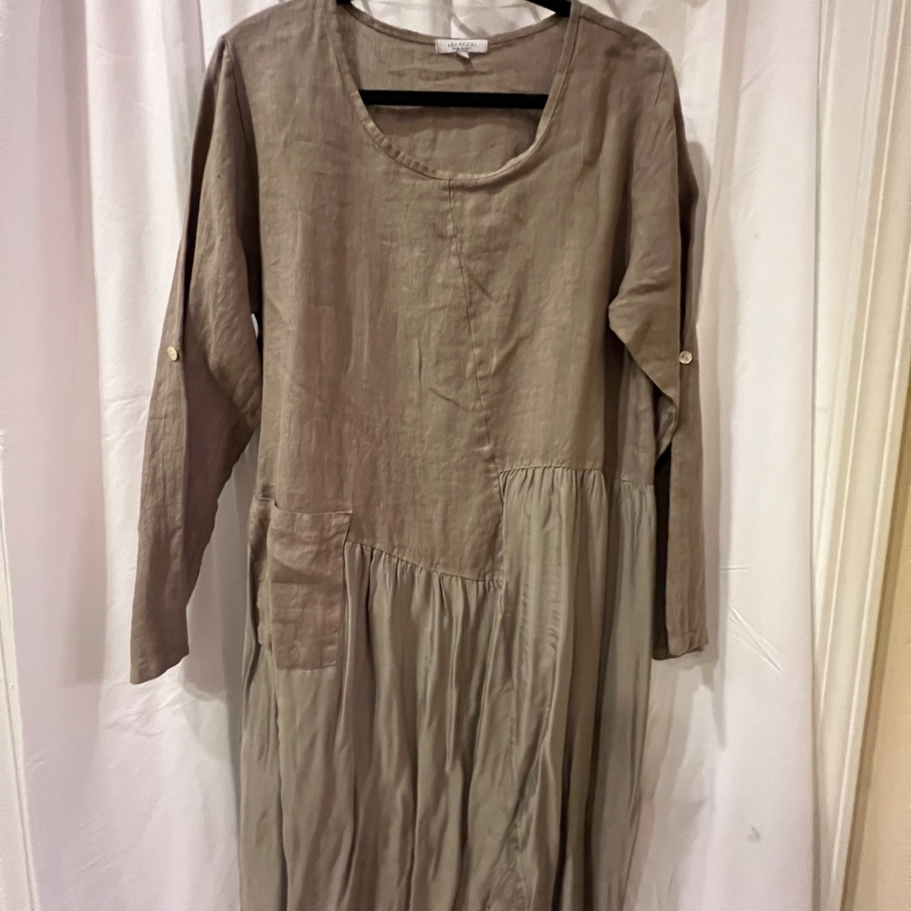 Lea Rigoli XL Linen and Silk dress